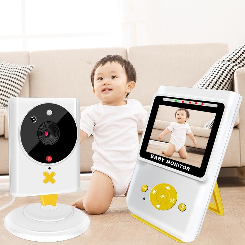 Wireless Baby Monitor With 2.4 Surveillance Camera - Yellow-1915196521817706501