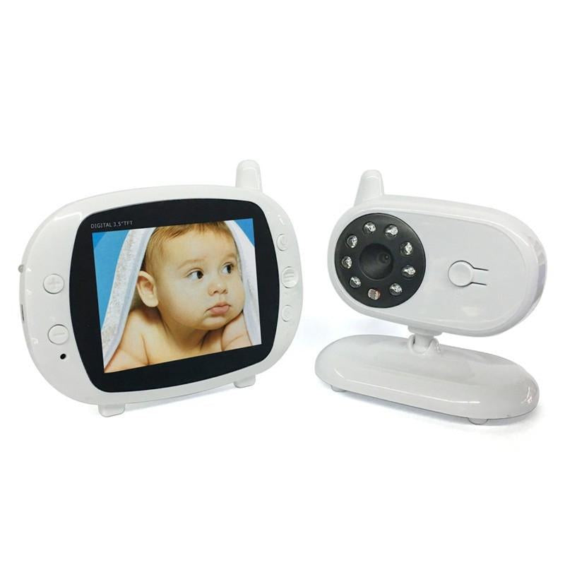 Wireless Baby Monitor With Night Vision And Temperature Display - 3.5 Inch-1915196526368526342