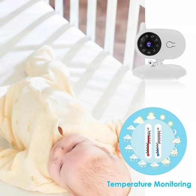 Wireless Baby Monitor With Night Vision And Temperature Display - 3.5 Inch-1915196526368526339