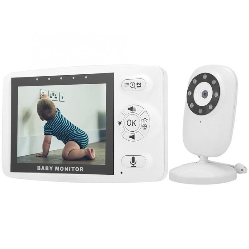 Wireless Baby Monitor With Night Vision Camera - 3.5 Inch Screen-1915196525043126278