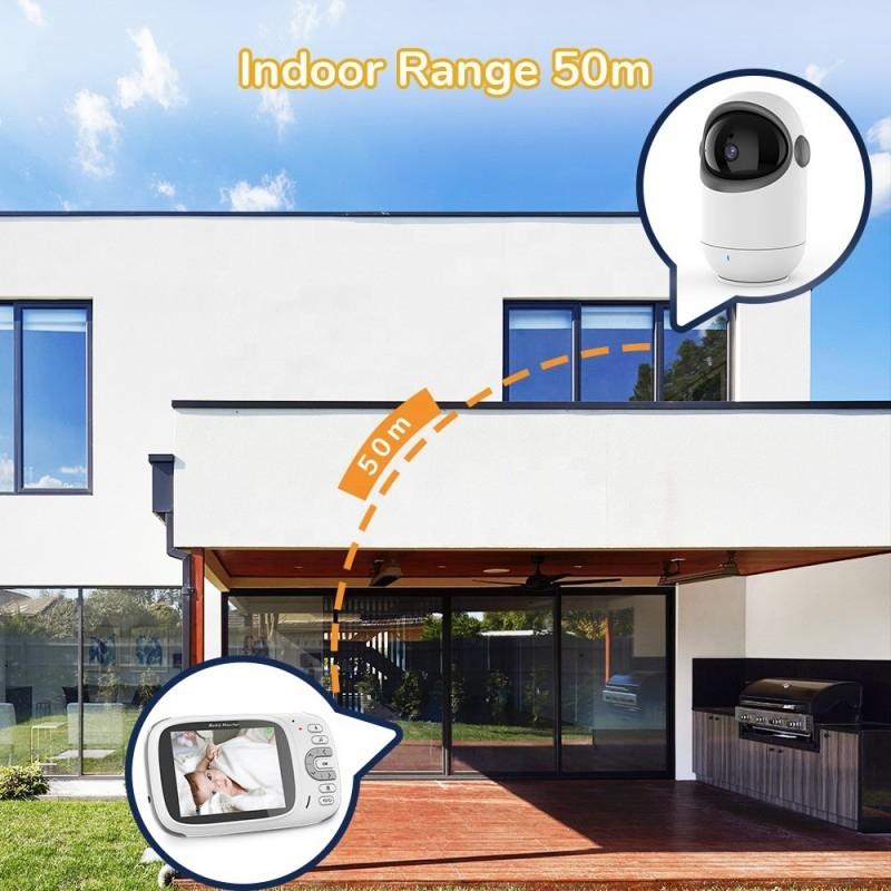 Wireless Digital Video Baby Monitor With Rotating Camera - 3.2 Inch-1915196528130134019
