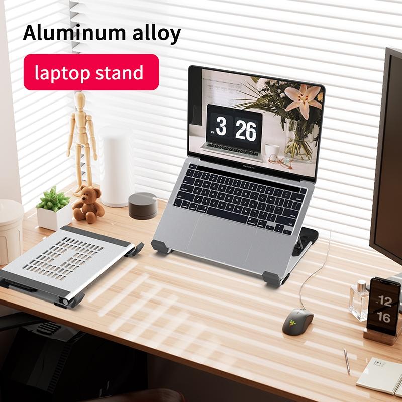 Vertical Laptop Stand - 5 Levels Riser For Desk-1915197465330585604