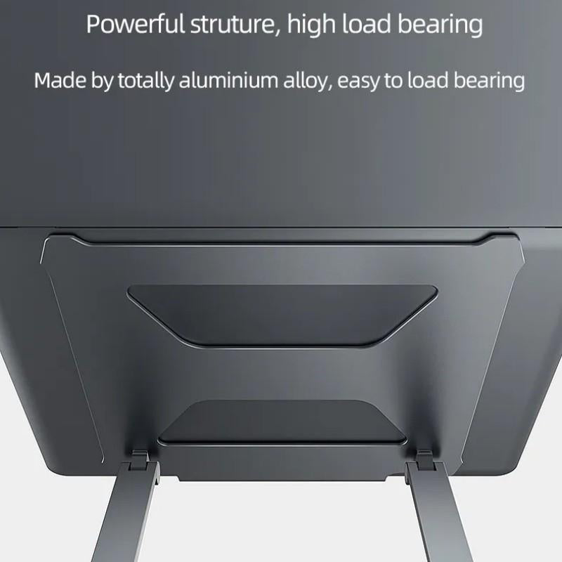 Aluminum Laptop Holder For 14-17.3 Inch Screens - Ergonomic Design-1915196896247418883