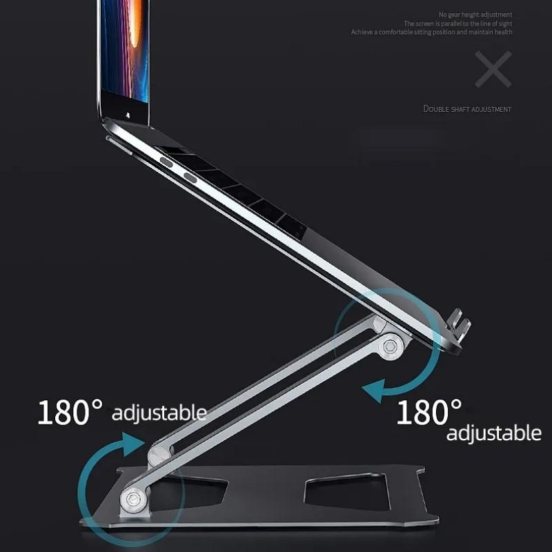 Aluminum Laptop Holder For 14-17.3 Inch Screens - Ergonomic Design-1915196896247418885