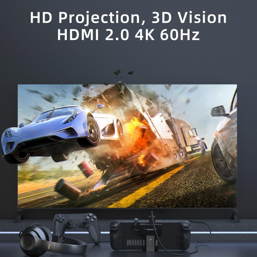 5-In-1 Docking Station For Steam Deck - 4K / 60Hz Support-1915197022705684482