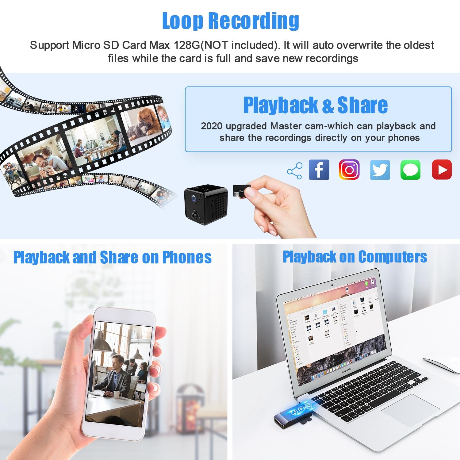 Wireless Wifi Home Security Camera With Night Vision And Remote Monitoring-1915197941652525058
