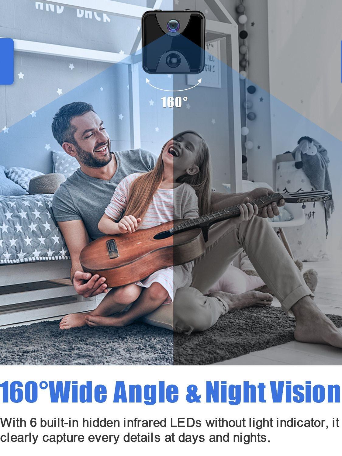 Wireless Wifi Home Security Camera With Night Vision And Remote Monitoring-1915197941652525061