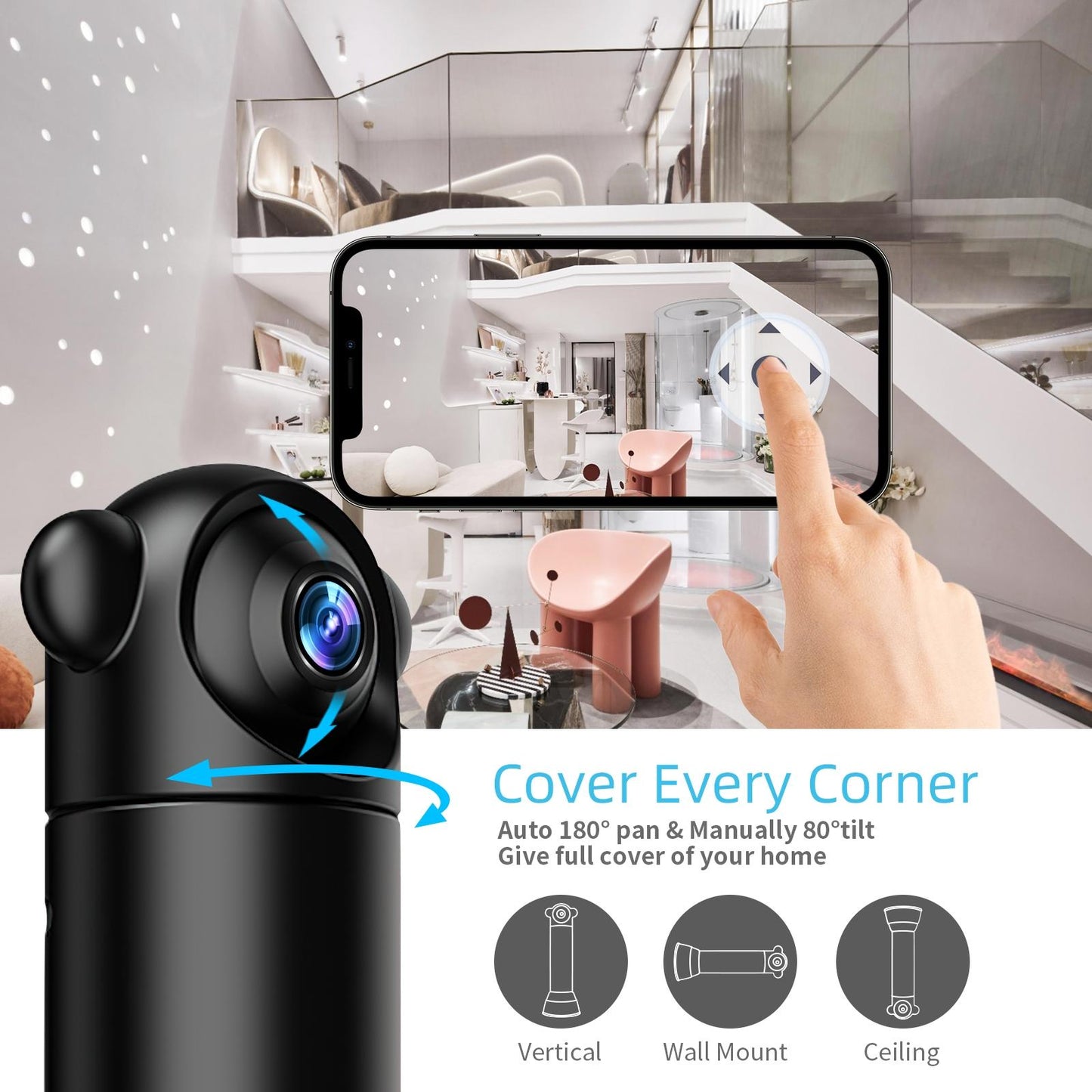 Mini Infrared Camera With Remote For Home Security-1915197762559938564