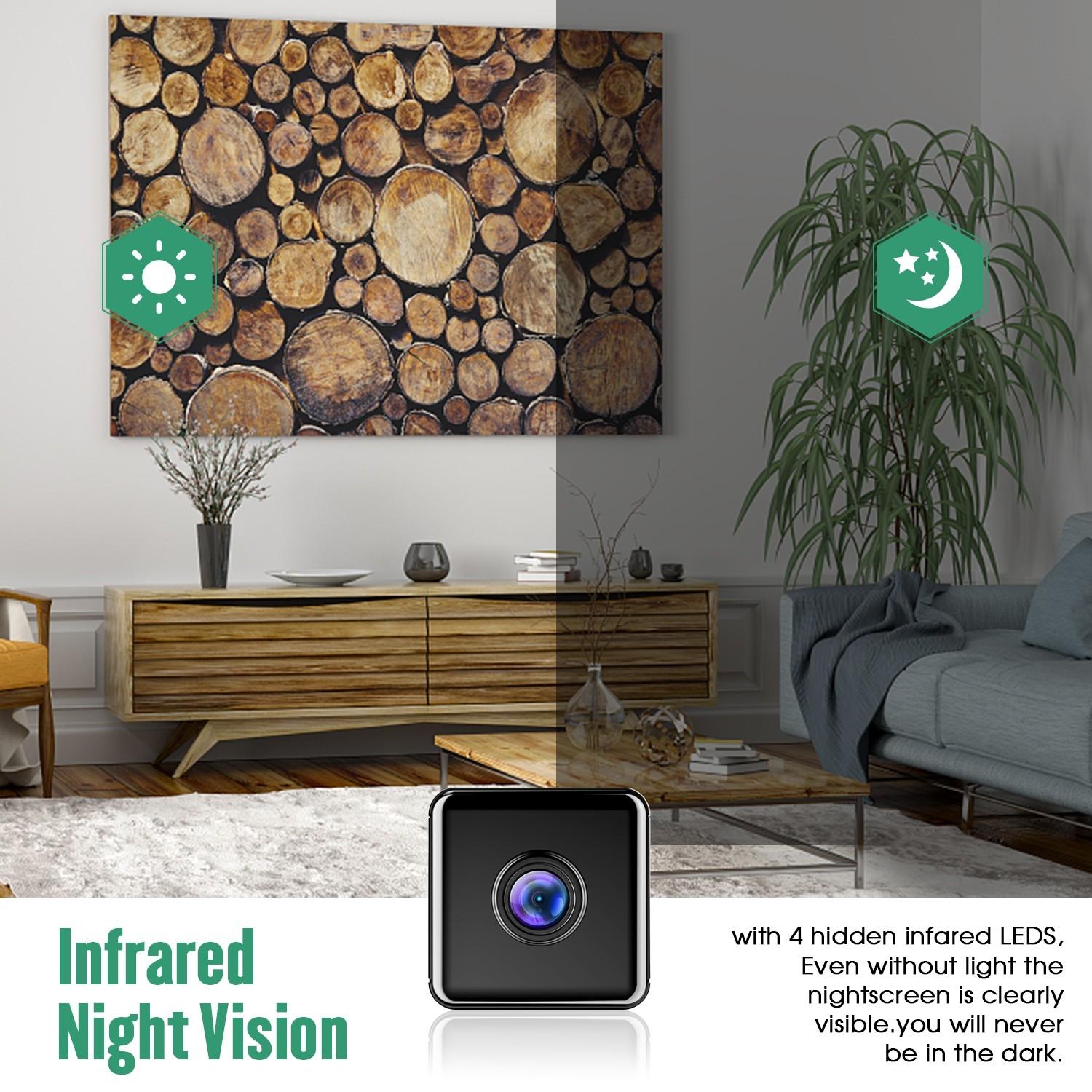 Mini Wireless Ip Camera With Night Vision - W10 Home-1915197096617709570