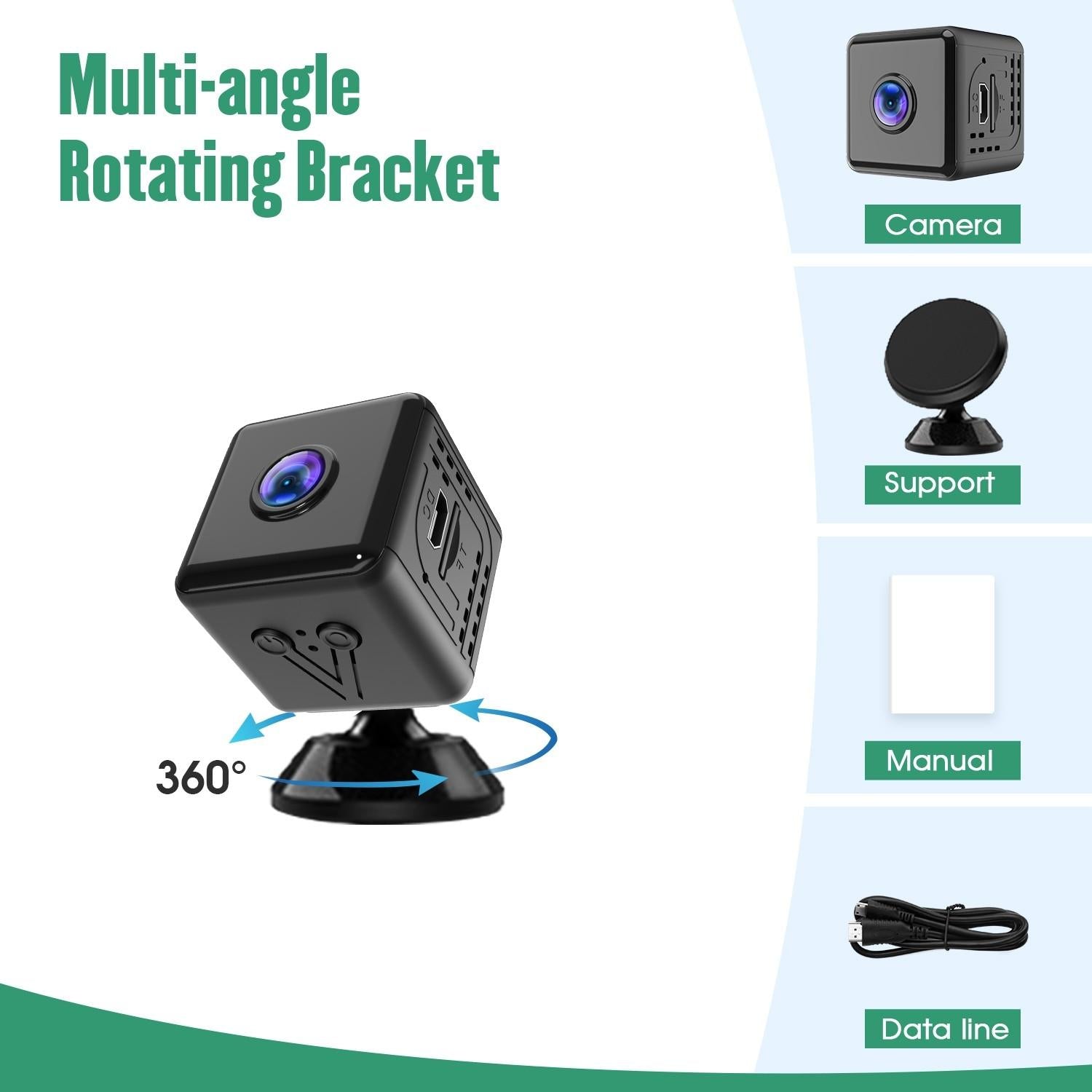 Mini Wireless Ip Camera With Night Vision - W10 Home-1915197096617709573