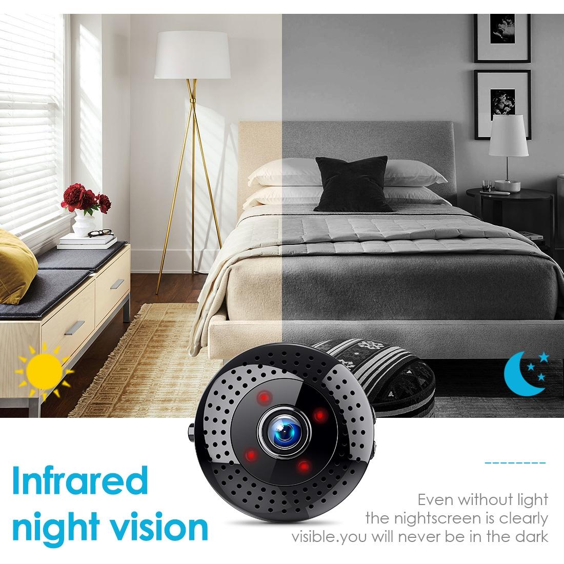 Mini Wireless Camera With 4K Hd Night Vision And Motion Detection For Home Security-1915197413199581185