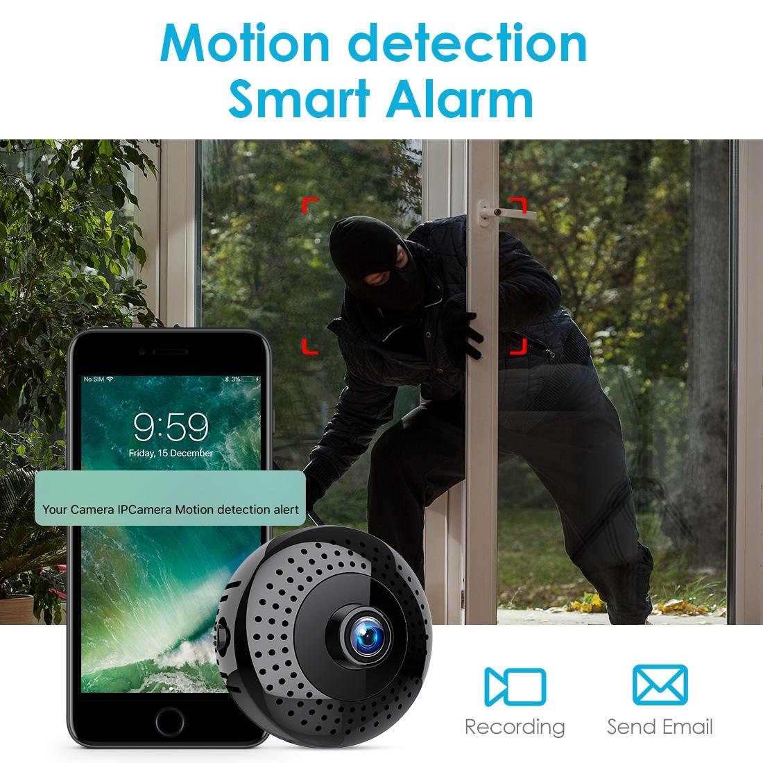 Mini Wireless Camera With 4K Hd Night Vision And Motion Detection For Home Security-1915197413199581186