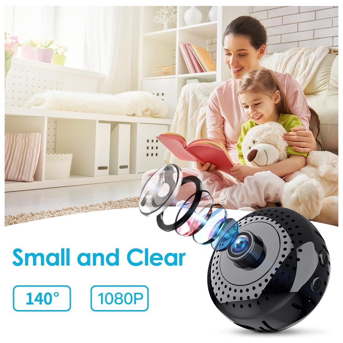 Mini Wireless Camera With 4K Hd Night Vision And Motion Detection For Home Security-1915197413199581188