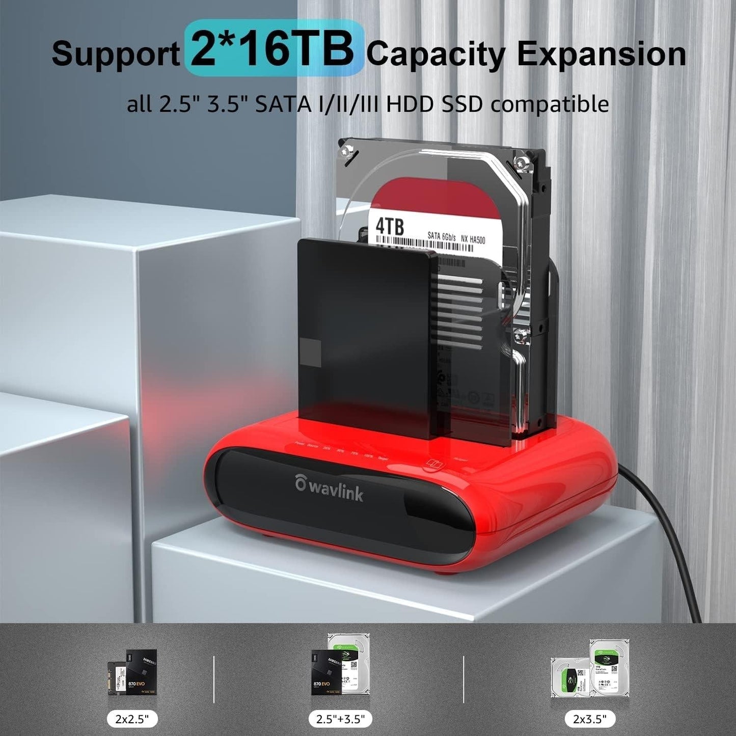 Clone-Enabled Dual Bay External Hdd Dock-1915196522291662850