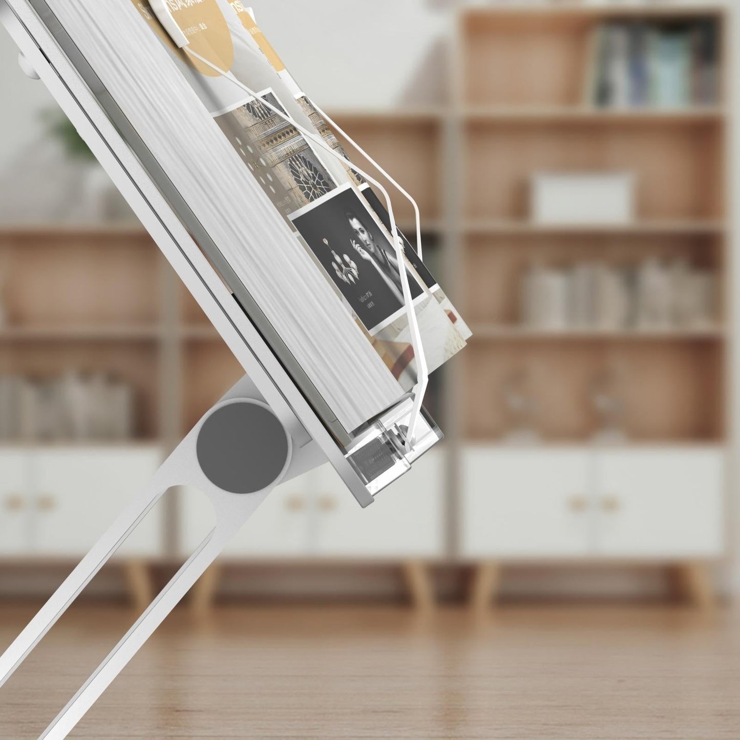 Portable Folding Laptop Stand With Adjustable Heat Dissipation - Book Clips-1915197870953336837