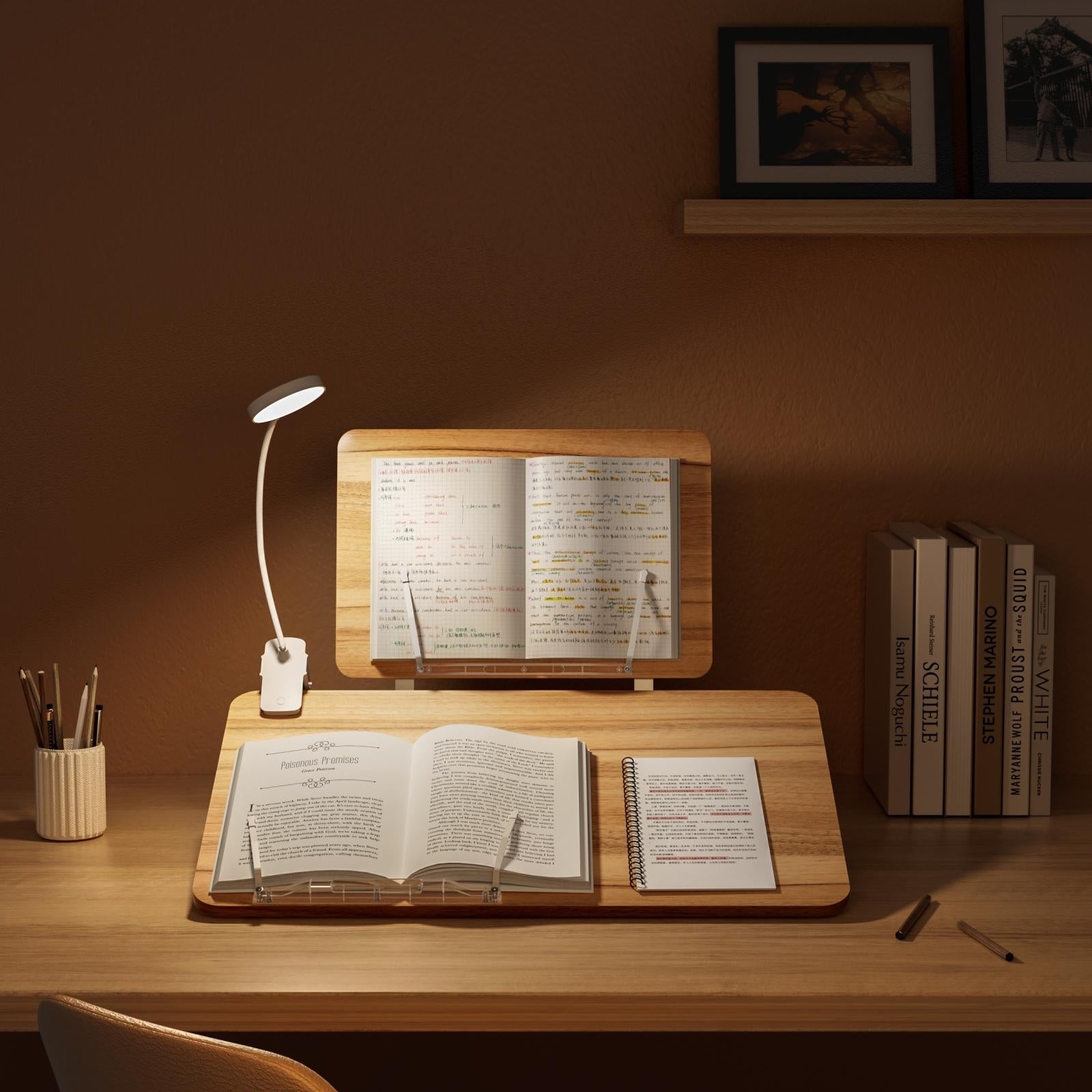 Portable Folding Book Stand For Home Dorm And Desktop Use-1915197468824440834