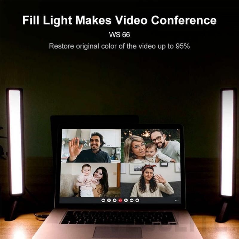 Portable Led Webcam Light With Tripod For Video Conferencing-1922443448917561345