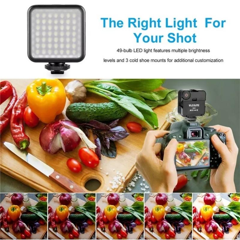 Mini Led Camera Light For Live Streaming And Photography-1922443444572262405