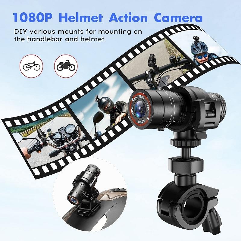 Hd Action Camera For Outdoor Activities - Helmet Mount-1915198232342958083
