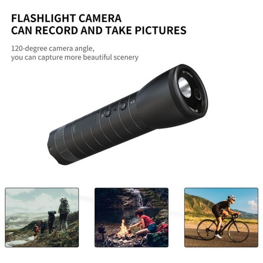 Motorcycle Helmet Camera With Flashlight And Compass - Hd Sports Video Recorder-1915198058556166145