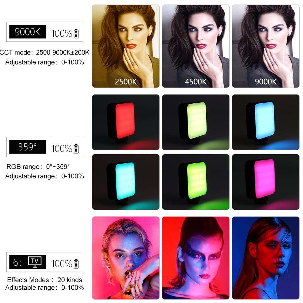 Dimmable Pocket Fill Light - 20 Modes For Live Broadcast-1915197154855620612