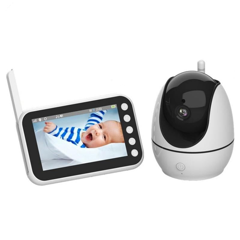 4.5 Video Baby Monitor With Two-Way Voice Temperature Display And Music Player-1915196514691584008
