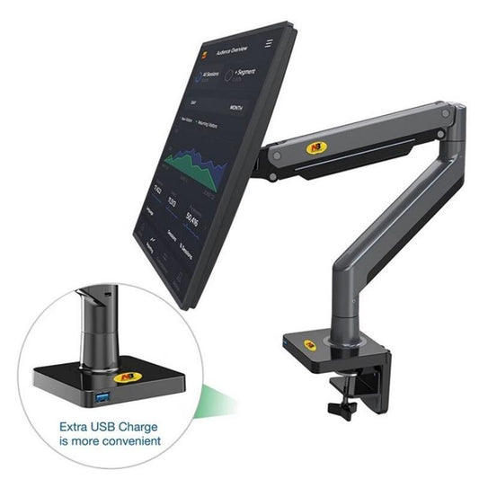 Adjustable Aluminum Monitor Holder - Rotatable 22-40 Inches-1915198054659657729