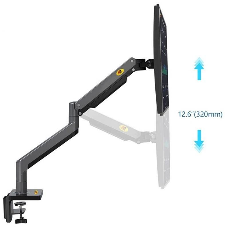 Adjustable Aluminum Monitor Holder - Rotatable 22-40 Inches-1915198054659657732