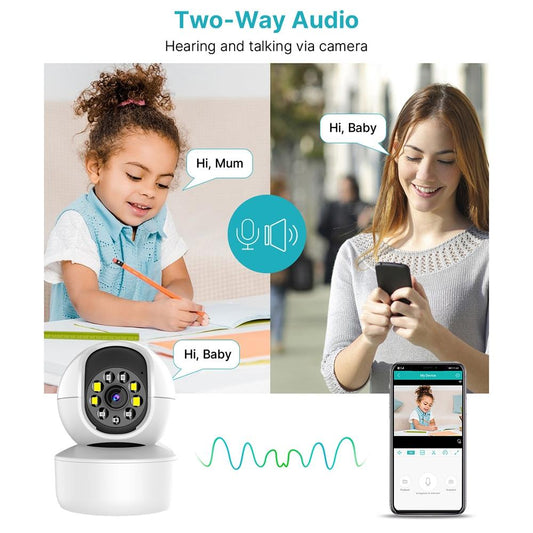 Smart Hd Wifi Camera With Night Vision And Two-Way Intercom-1915197712073101313