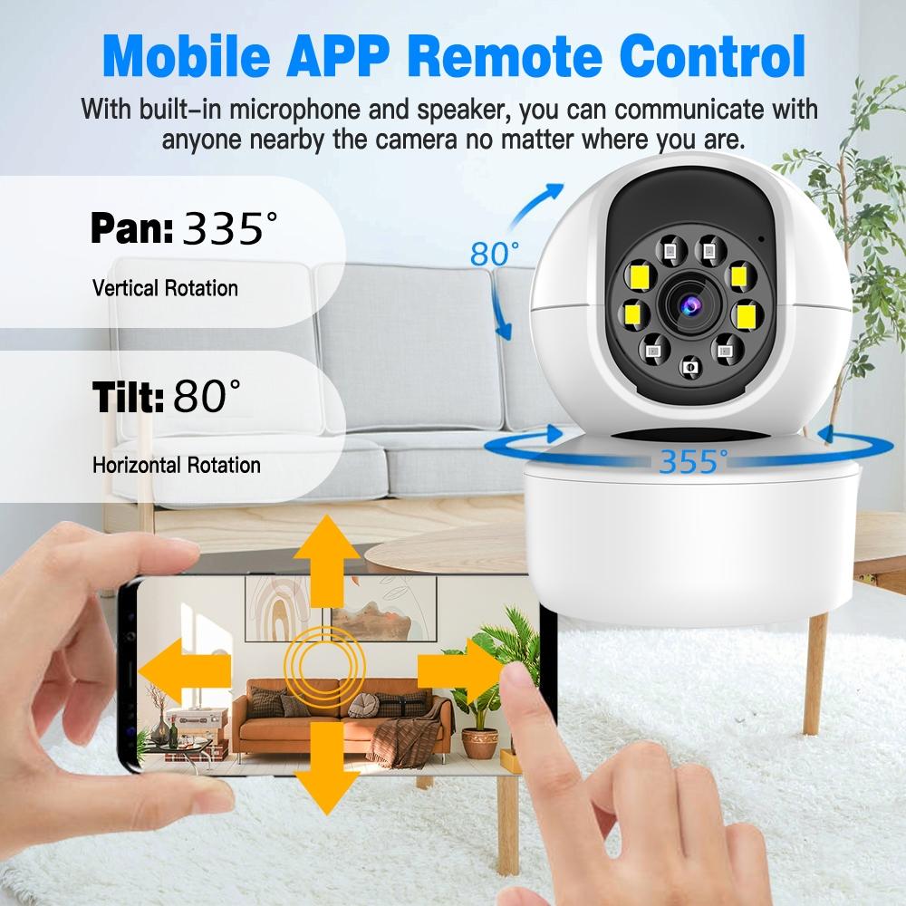 Smart Hd Wifi Camera With Night Vision And Two-Way Intercom-1915197712073101314