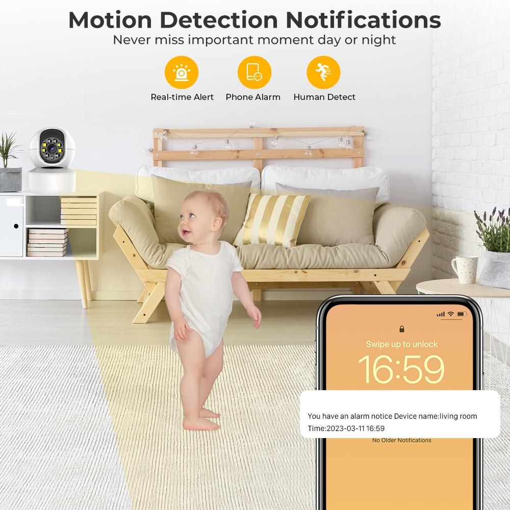 Smart Hd Wifi Camera With Night Vision And Two-Way Intercom-1915197712073101315
