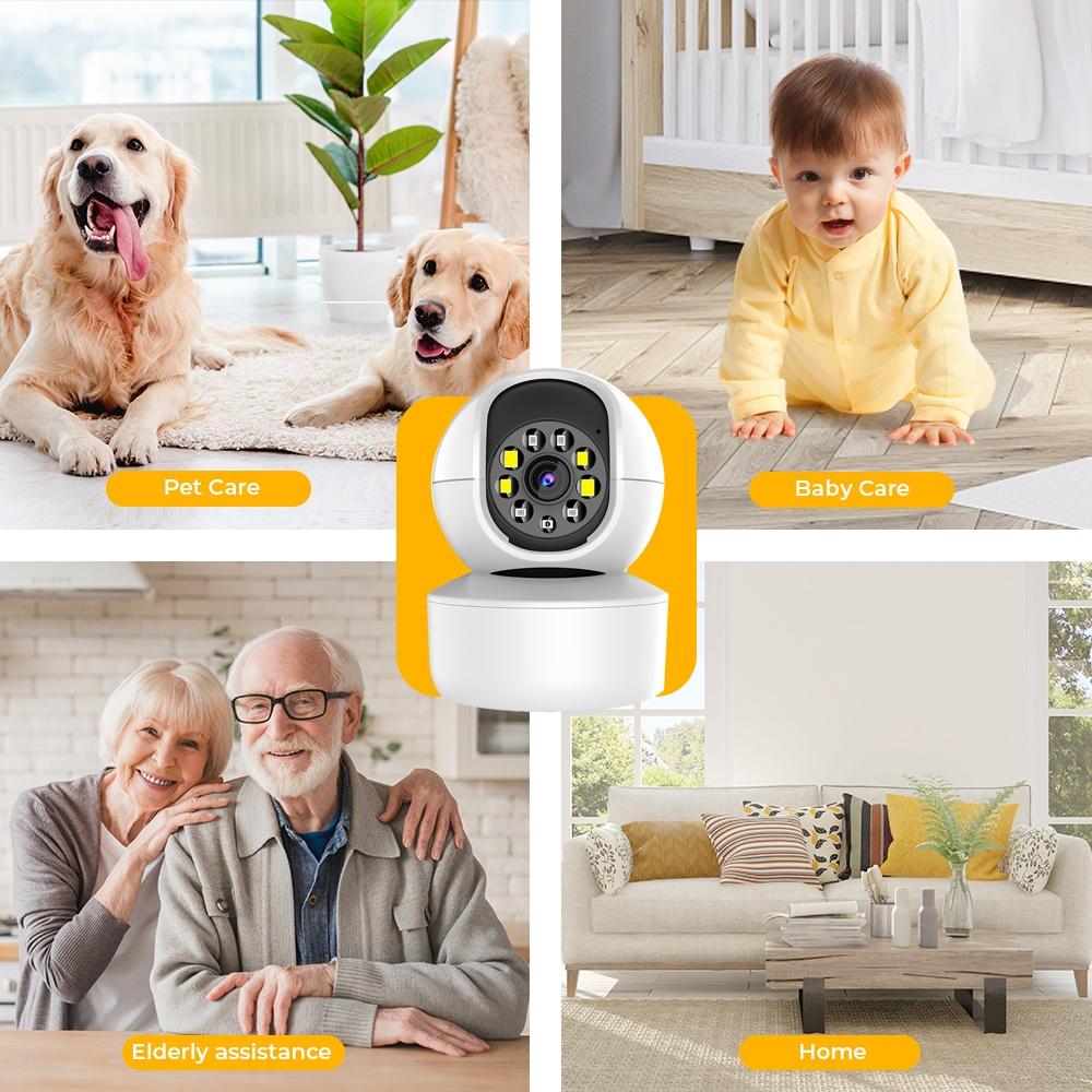 Smart Hd Wifi Camera With Night Vision And Two-Way Intercom-1915197712073101316