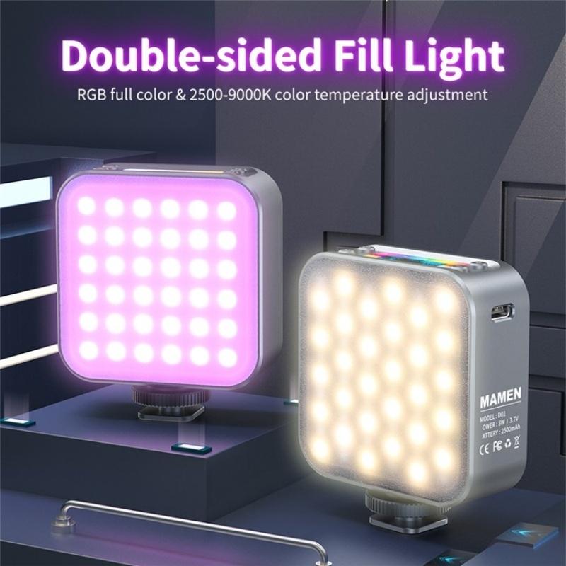 Portable Dimmable Rgb Fill Light For Photography And Phone-1915197588144001027