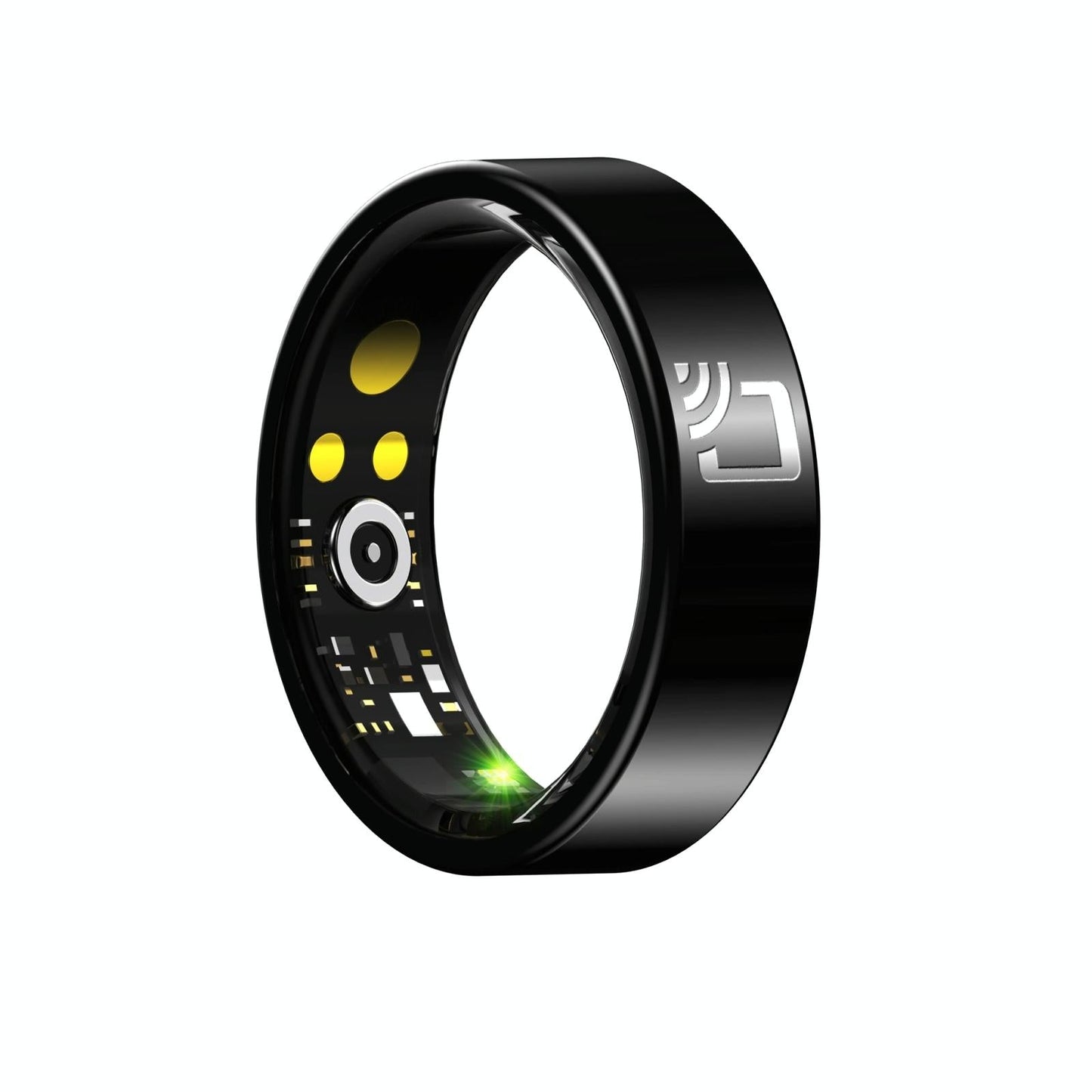 Smart Ring With Heart Rate Blood Oxygen Sleep Monitoring And Multiple Sports Modes - Black Size 13-1915196929600524295