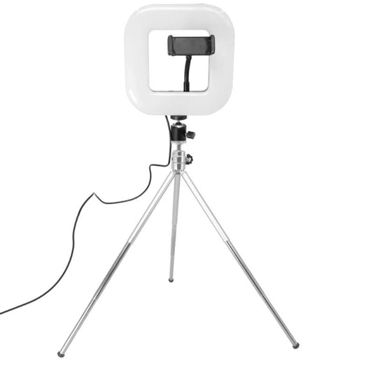 28Cm Dimmable Led Square Light With Tripod For Mobile Phone Live Streaming-1915197506845806593