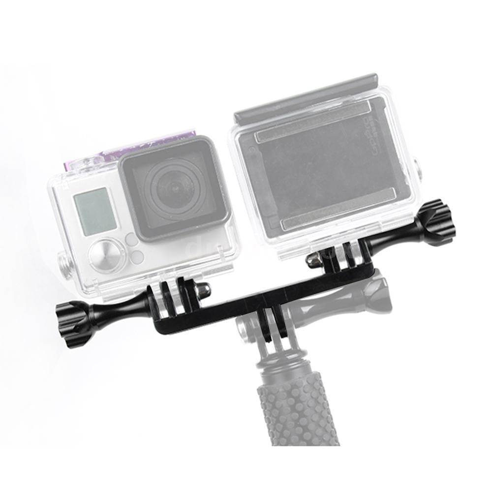 Universal Double Bracket Mount For Gopro Hero11 - Screw Adapter-1915197774538870784