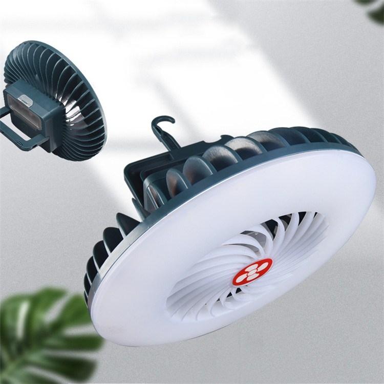 Multi-Function Rechargeable Fan Light For Camping And Live Broadcast-1915198294276050945