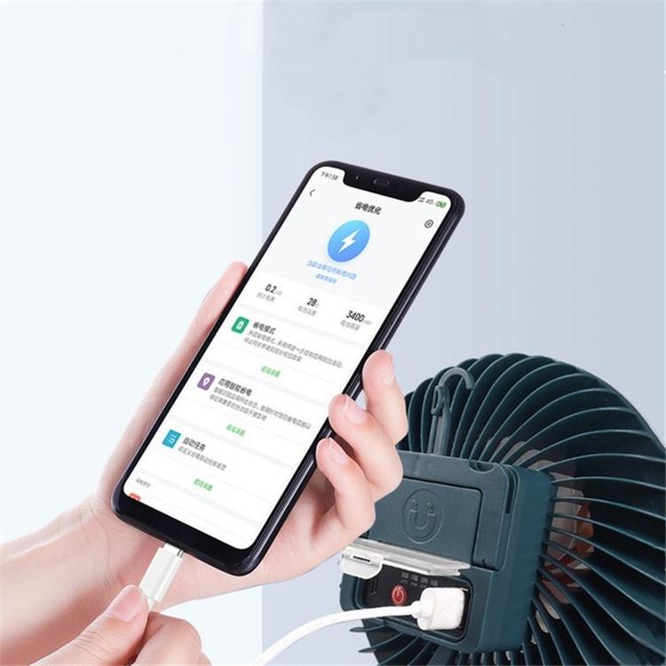 Multi-Function Rechargeable Fan Light For Camping And Live Broadcast-1915198294276050947