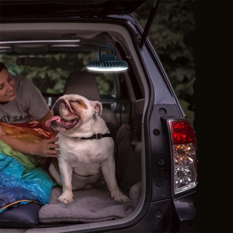 Multi-Function Rechargeable Fan Light For Camping And Live Broadcast-1915198294276050950