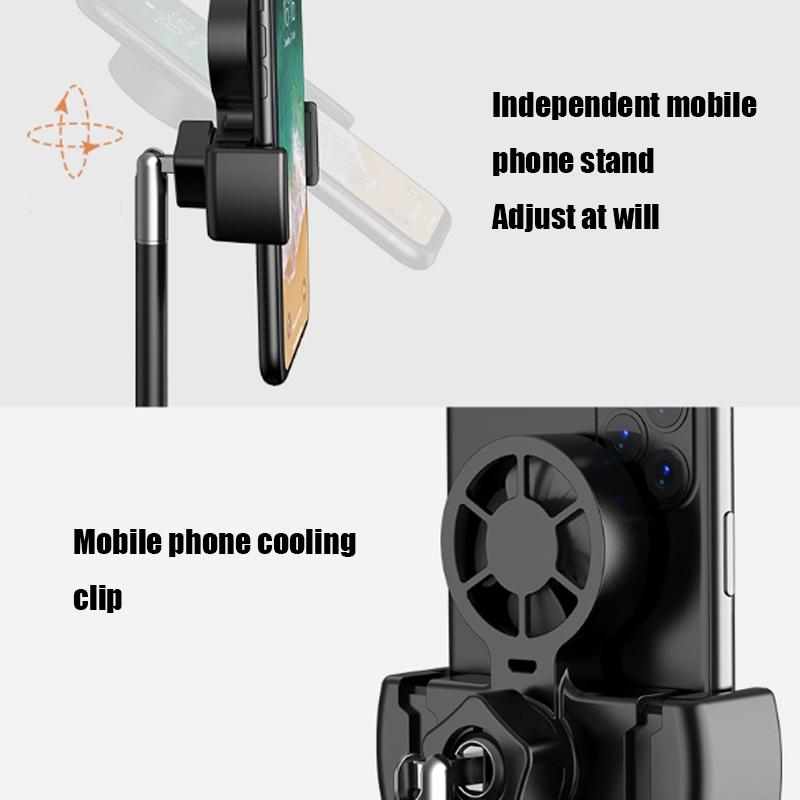 26Cm Live Broadcast Beauty Light Bracket With Cooling Bracket - Medium Version Black-1915196651434283014