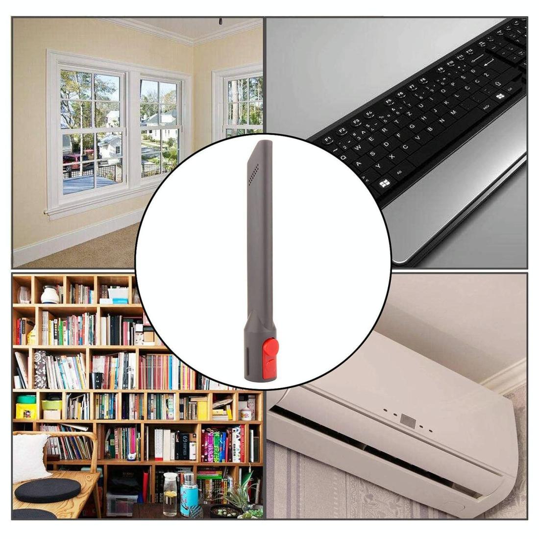 2-Pack Crevice Brush Attachment For Dyson V10 V8 V7 Cordless Vacuum-1915197886715531270