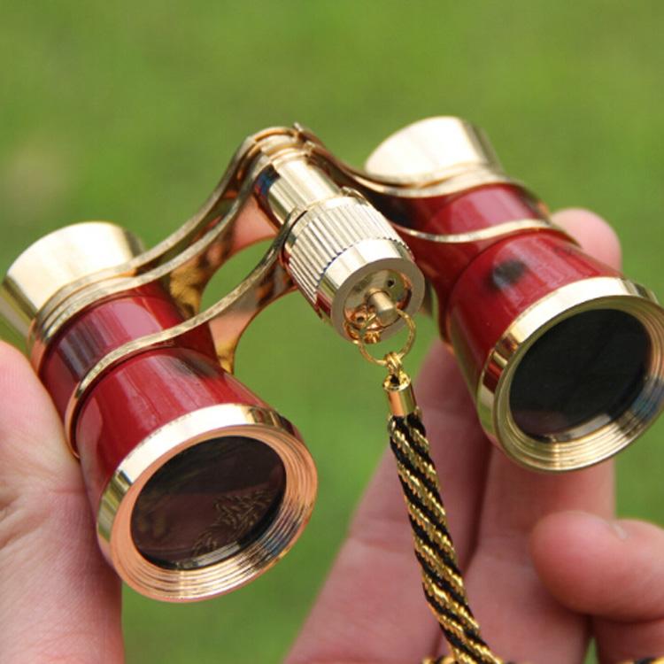 Gold Plated Classical Mirror Telescope - 3X25 Belt-1915197092331130881