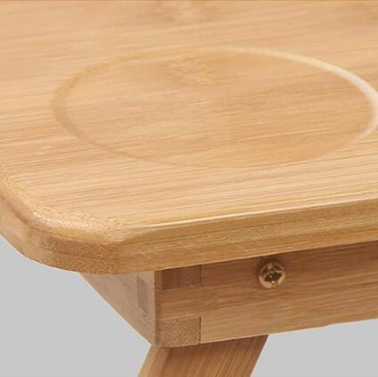 Foldable Laptop Table With Card Slot - Simple And Lazy Design-1915196645595811844