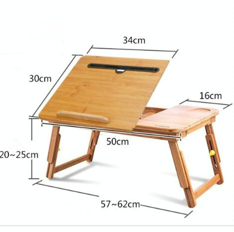 Foldable Laptop Table With Card Slot - Simple And Lazy Design-1915196645595811846