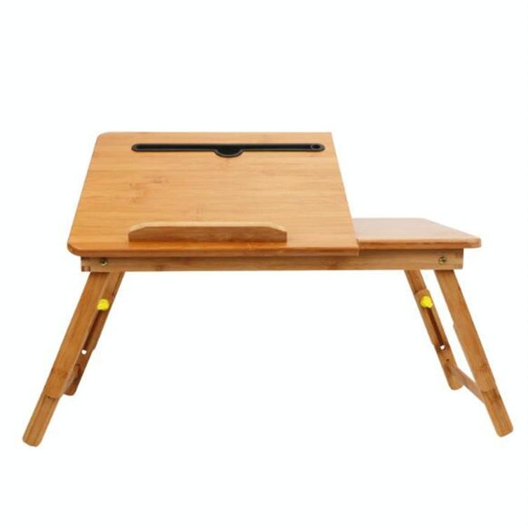 Foldable Laptop Table With Card Slot - Simple And Lazy Design-1915196645595811848