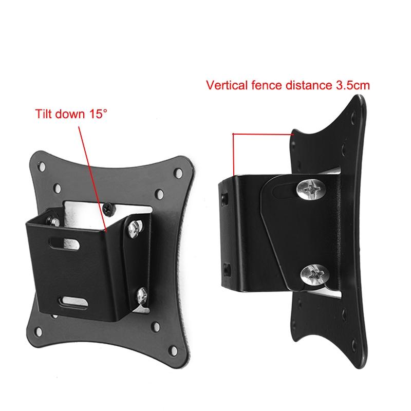 Universal Tv Monitor Stand - 5 Pcs Vertical Display Hanger - Simple & Compact - Black-1915196939503276034