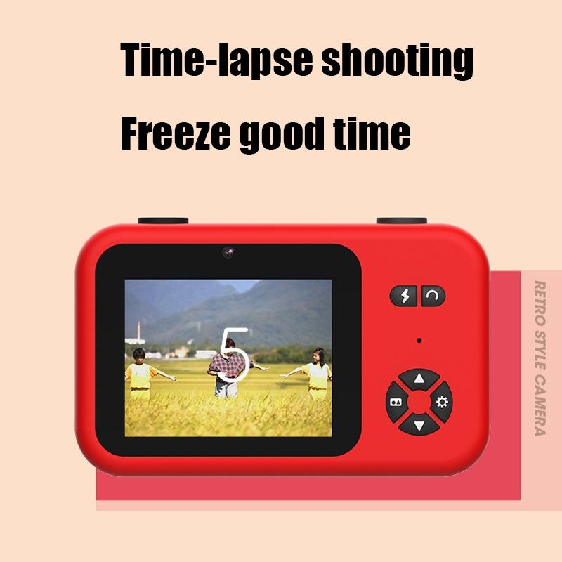 Mini 4K Dual Camera For Kids - 50Mp Front & Rear - Yellow-1915196686125371400