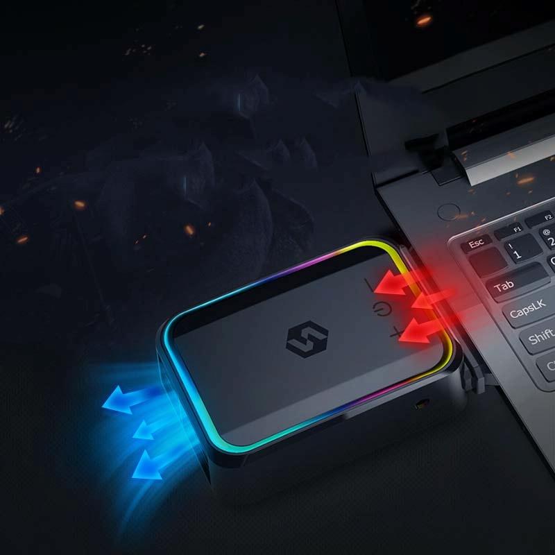 5V Colourful Laptop Exhaust Fan - Efficient Cooling-1915198259220058115