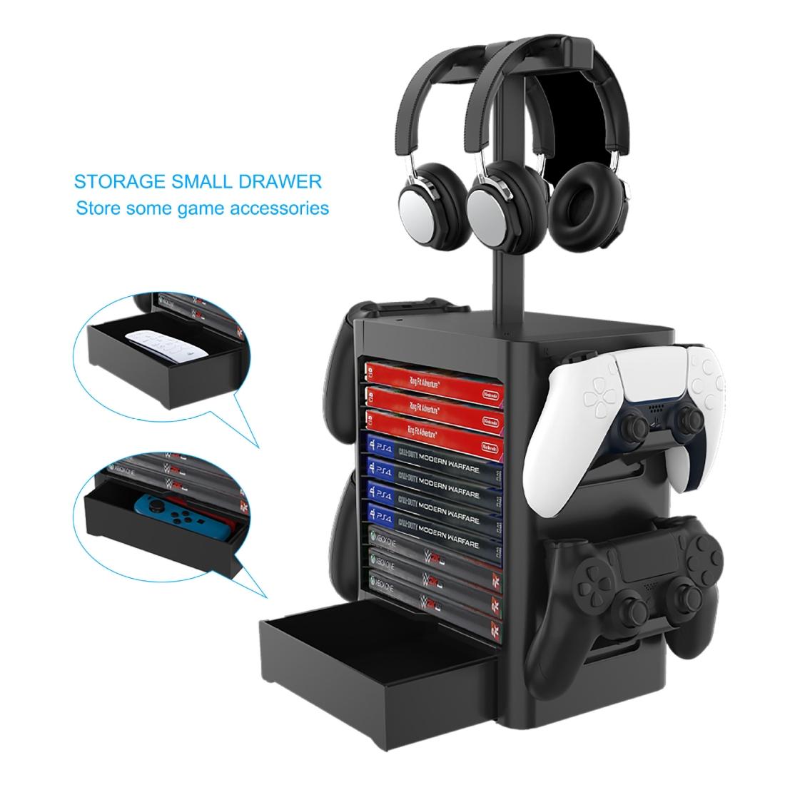 Ps5 / Xsx Game Disc & Headphone Storage Rack-1915197480337805313