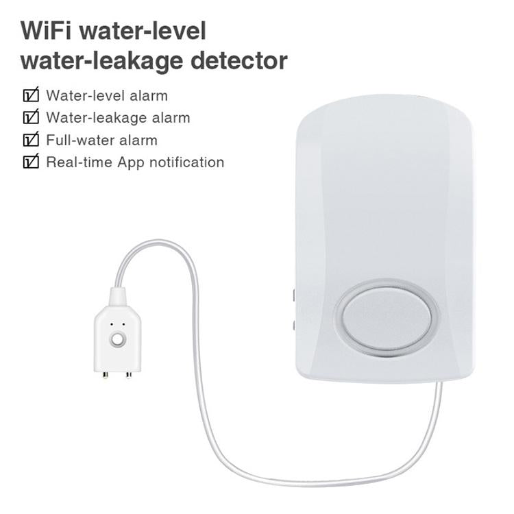 Home Security Flood Alert Sensor - 130Db Water Leakage Detector-1915198067229986817